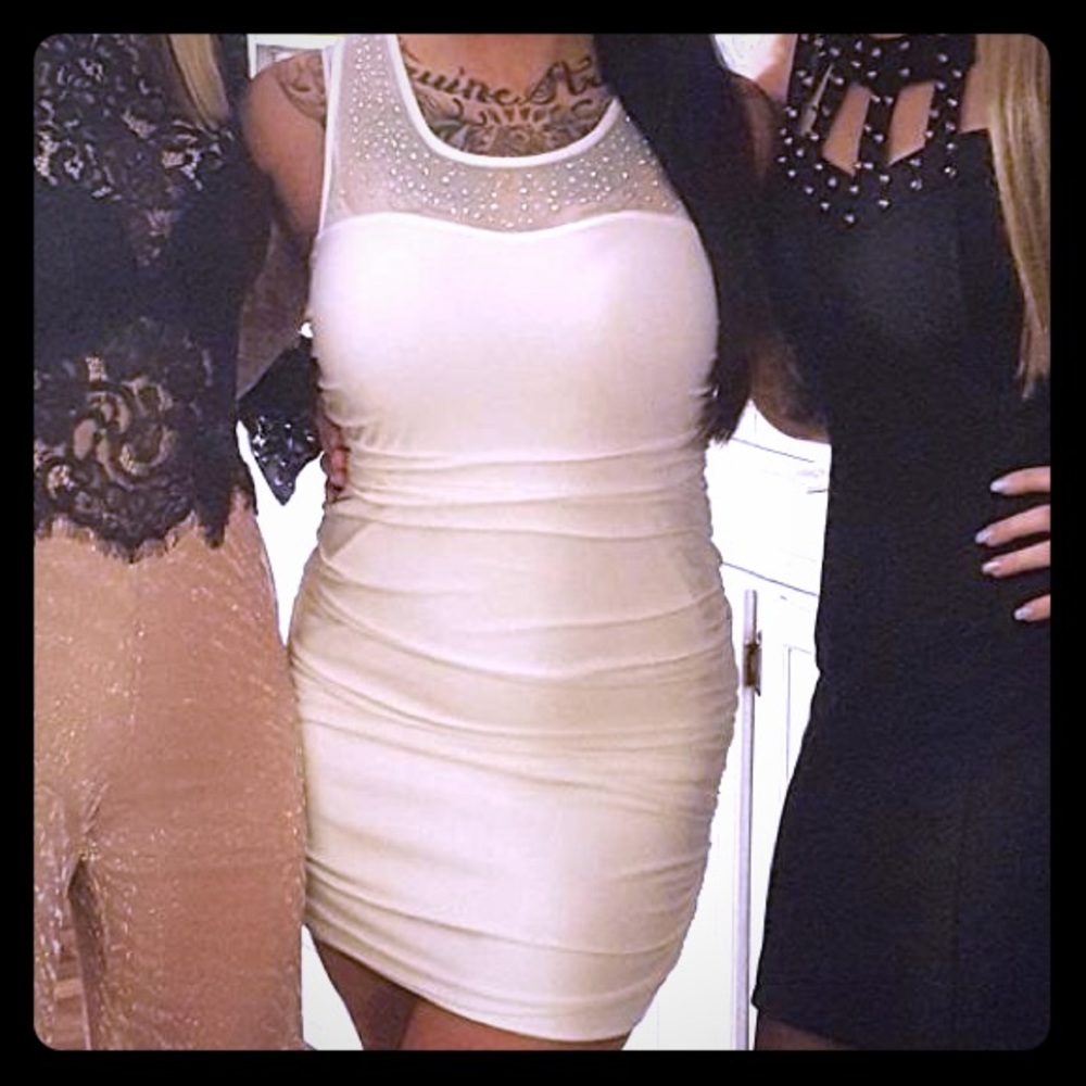 White bodycon